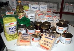 Zdjęcie produktów żywnościowych na stole